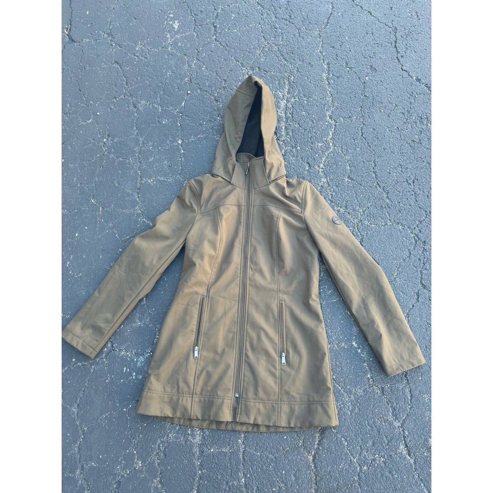 Andrew Marc Women Jacket Size S Water Repellent 4-Way Stretch Detachable Hood.